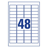 Highly Adhesive Paper Labels 45.7 x 21.2 mm - Al Masam Stationery LLC